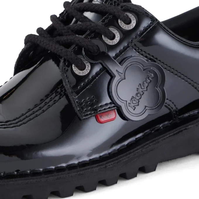 Kick Lo para mujer, charol negro