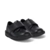 Kick Lo Scuff de piel para niño, negro