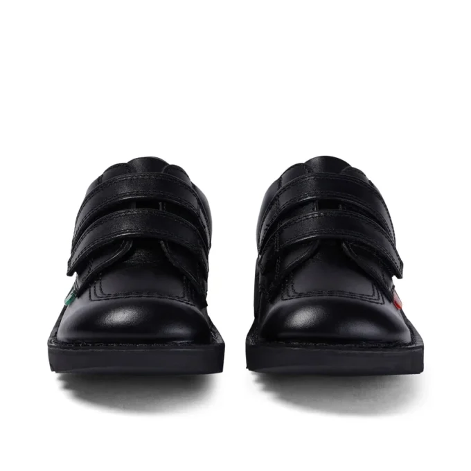 Kick Lo Twin Vel de cuero negro unisex para niños
