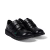 Kick Lo Twin Vel de cuero negro unisex para niños