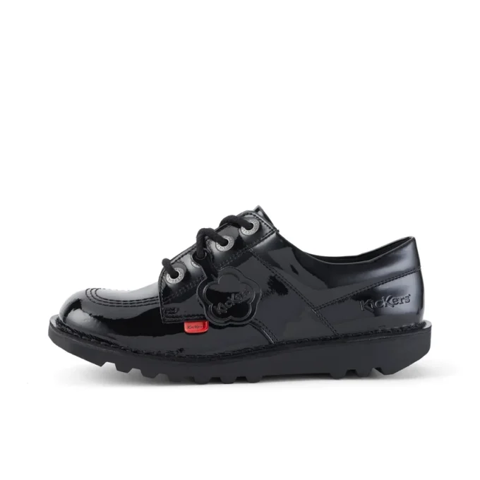 Kick Lo unisex para jóvenes en charol negro