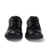 Kick Lo unisex para niños, de piel, negro