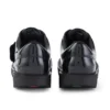 Kick Lo unisex para niños, piel charol negra