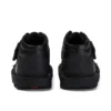 Kick Mid Scuff de piel para niño, negro