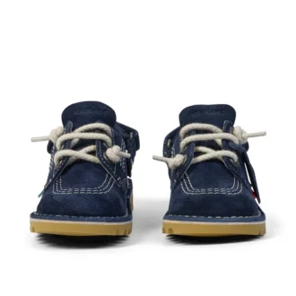 Kick Mule unisex para bebés, ante azul marino