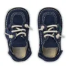 Kick Mule unisex para bebés, ante azul marino
