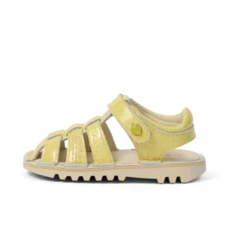 Kick Sandal unisex para bebé, Fruit, amarillo claro