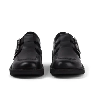 Kick T Double de cuero negro para mujer