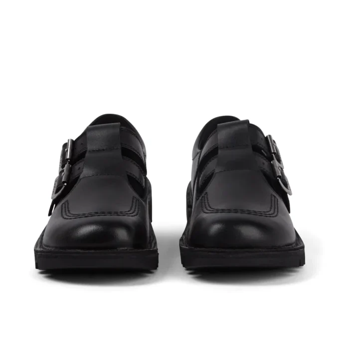 Kick T Double de cuero negro para mujer