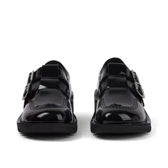 Kick T Double para mujer, charol negro