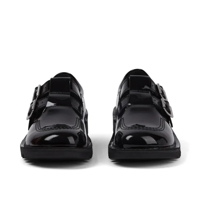 Kick T Double para mujer, charol negro