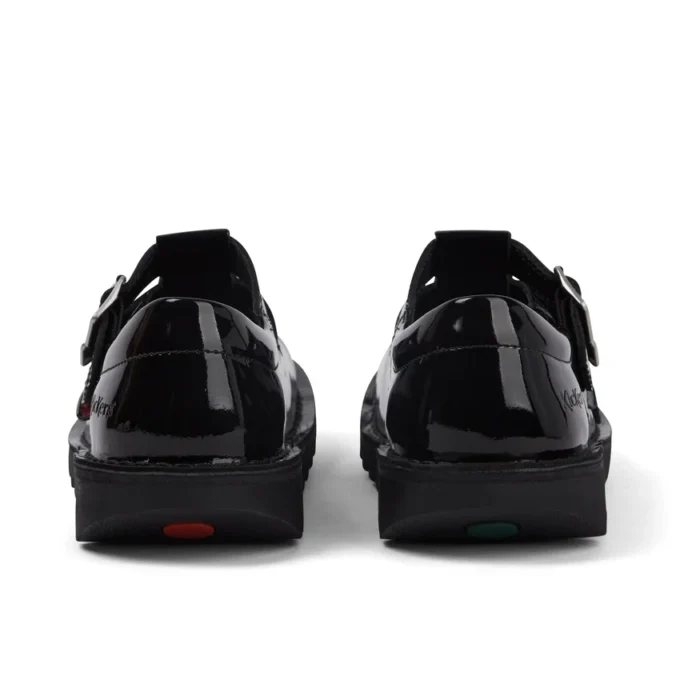 Kick T Double para mujer, charol negro