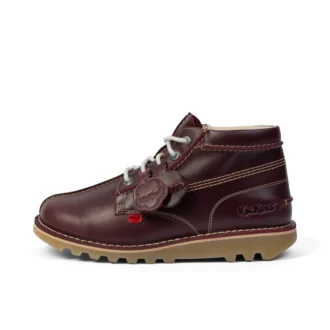 Kickers Kick Hi Central para adultos unisex, rojo oscuro