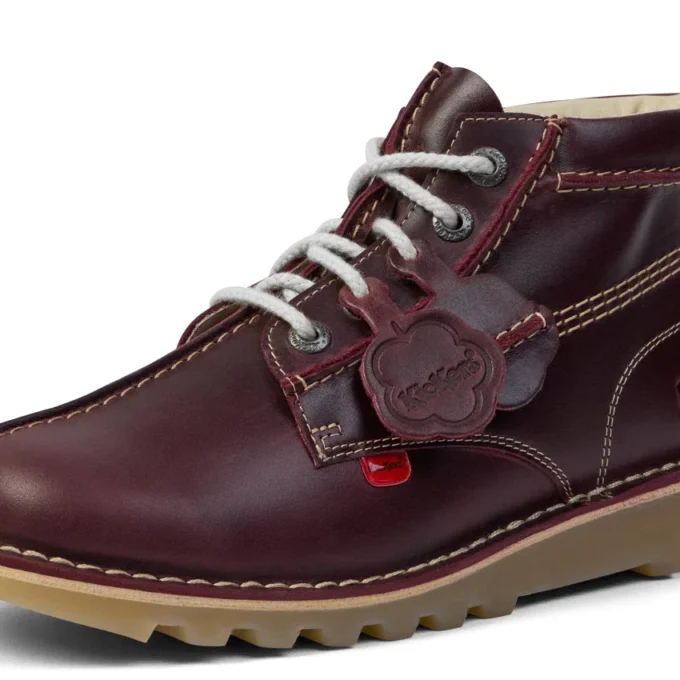 Kickers Kick Hi Central para adultos unisex, rojo oscuro