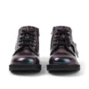 Kickers Kick Hi Galactic de charol morado para niña