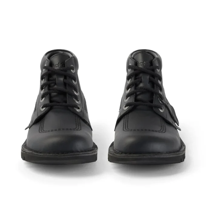 Kickers Kick Hi para adultos, unisex, piel sintética, negro