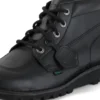 Kickers Kick Hi para adultos, unisex, piel sintética, negro