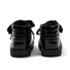 Kickers Kick Hi Ribbon para niña, charol negro