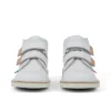 Kickers Kick Hi Roll de cuero para niños, unisex, blanco