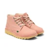 Kickers Kick Hi unisex para adultos en nubuck rosa claro