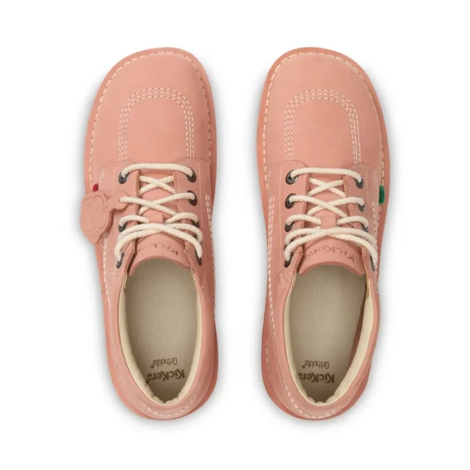Kickers Kick Hi unisex para adultos en nubuck rosa claro