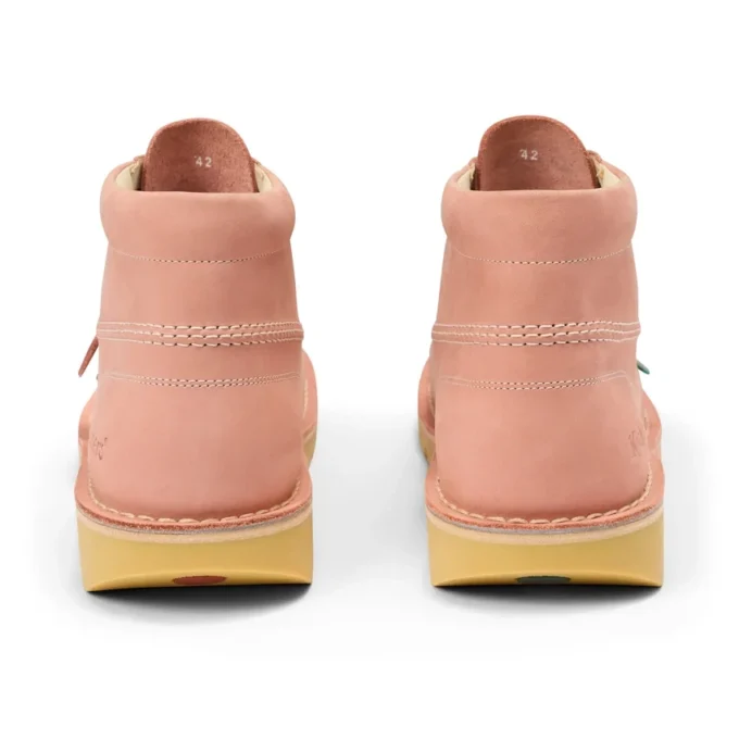 Kickers Kick Hi unisex para adultos en nubuck rosa claro