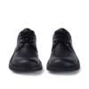Kickers Kick Lo de cuero para mujer, negro