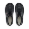 Kickers Kick Lo de cuero para mujer, negro