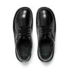 Kickers Kick Lo para mujer, piel alternativa charol, negro