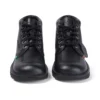 Kickers para mujer adultas, modelo Kick Hi, de piel negra