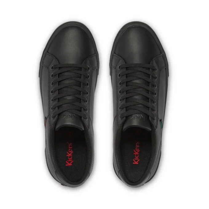 Kody Lo de cuero negro unisex para jóvenes