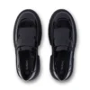 Mocasines Kenzi de piel para mujer joven, color negro