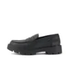 Mocasines Kori para mujer, alternativos al cuero, negros