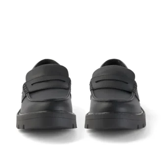 Mocasines Kori para mujer, alternativos al cuero, negros