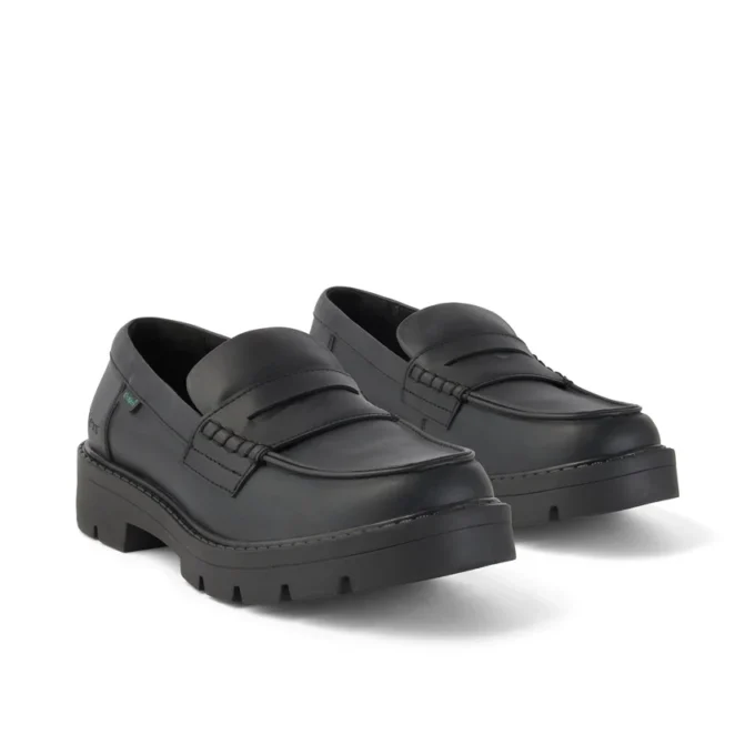 Mocasines Kori para mujer, alternativos al cuero, negros