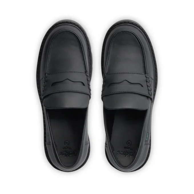 Mocasines Kori para mujer, alternativos al cuero, negros