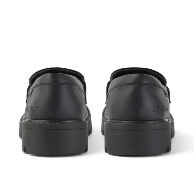 Mocasines Kori para mujer, alternativos al cuero, negros