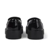 Mocasines Kori para mujer, de charol negro