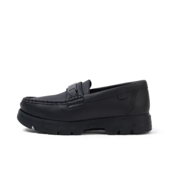 Mocasines Lennon unisex para adulto, piel negra