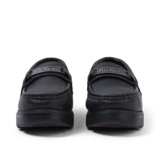 Mocasines Lennon unisex para adulto, piel negra