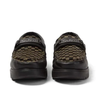Mocasines Lennon unisex para adulto, piel negra