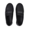 Mocasines Lennon unisex para adulto, piel negra