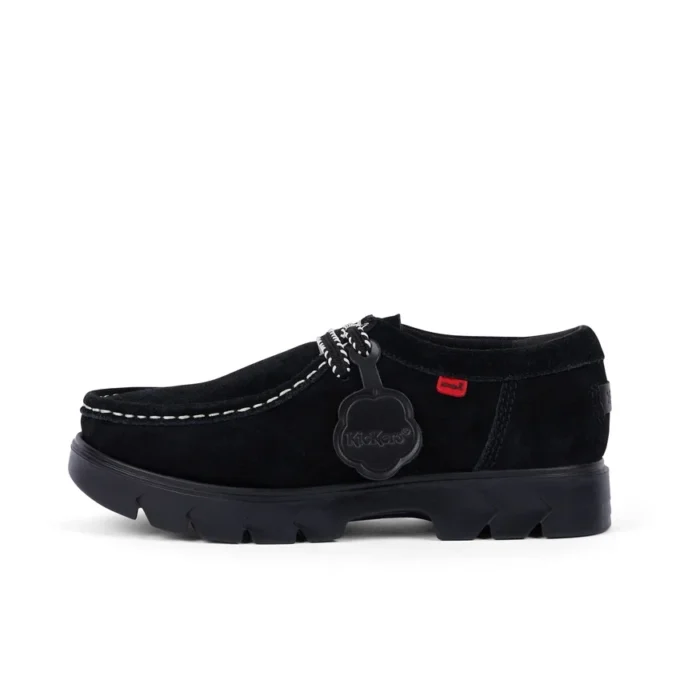 Mocasines Lennon Wall de ante negros unisex para adulto