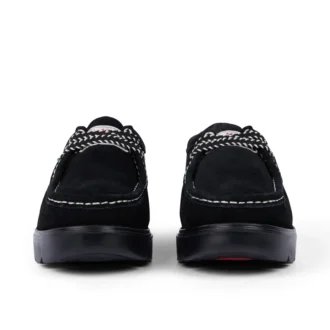 Mocasines Lennon Wall de ante negros unisex para adulto