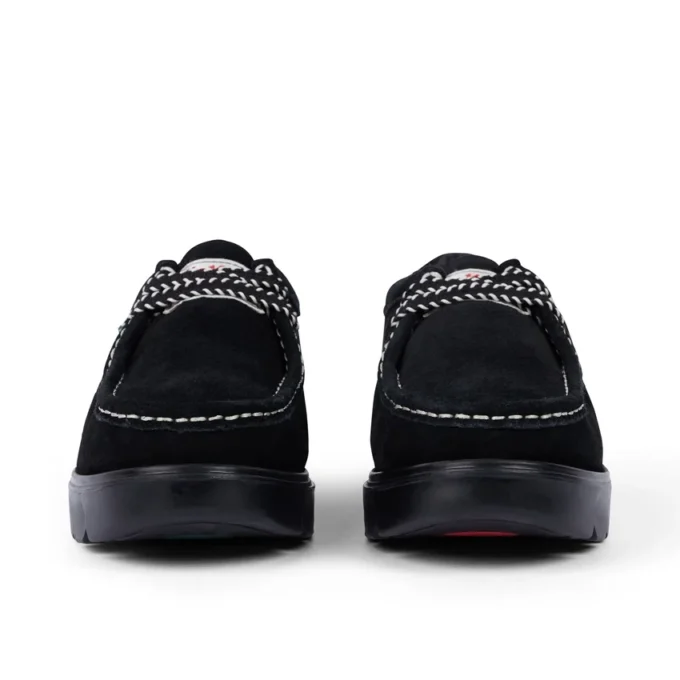 Mocasines Lennon Wall de ante negros unisex para adulto
