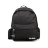 Mochila unisex Comet de poliéster, negra
