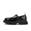 Mujer Junior Kenzi T-Bar Charol Negro