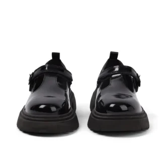 Mujer Junior Kenzi T-Bar Charol Negro