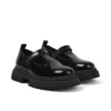 Mujer Junior Kenzi T-Bar Charol Negro