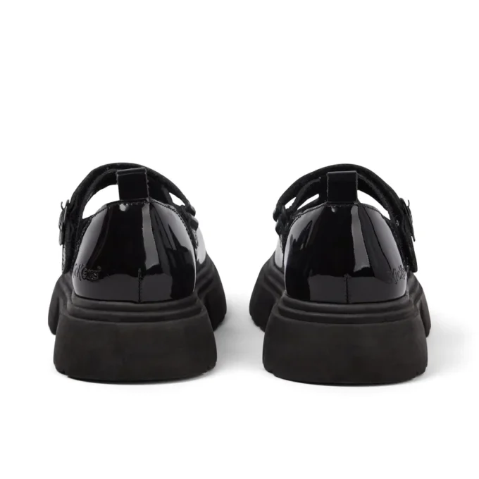 Mujer Junior Kenzi T-Bar Charol Negro